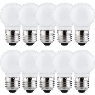 10 x Paulmann LED Leuchtmittel Tropfen 2,5W = 20W E27...