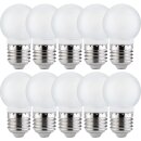 10 x Paulmann LED Leuchtmittel Tropfen 2,5W E27 Satin...