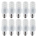 10 x Paulmann ESL Energiesparlampe Spirale 11W = 47W E27 warmweiß 2700K 880.15