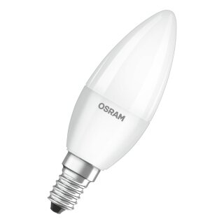 Osram LED Leuchtmittel Kerze 3,5W = 25W E14 matt 250lm Star Classic