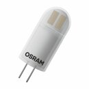 Osram LED Leuchtmittel Stiftsockel 1,7W = 20W G4 matt 12V warmweiß 2700K