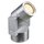Starlux LED Wandleuchte Trovo Außen & Innen schwenkbar Osram 5,5W = 50W GU10 IP54 Aluminium silber
