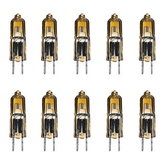 10 x Paulmann Halogen Stiftsockellampe GY6,35 35W 12V 12mm Gold warmweiß dimmbar