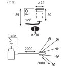 Paulmann Bodeneinbauleuchten Basisset Special Line Micro Satin 5er Set
