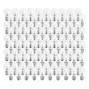 100 x Glühbirne 75W E27 klar Glühlampe 75 Watt...