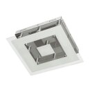 LED Deckenleuchte Tween Light Nola eckig 27W Glas warmweiß modern