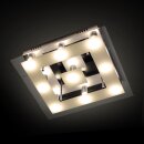 LED Deckenleuchte Tween Light Nola eckig 27W Glas warmweiß modern