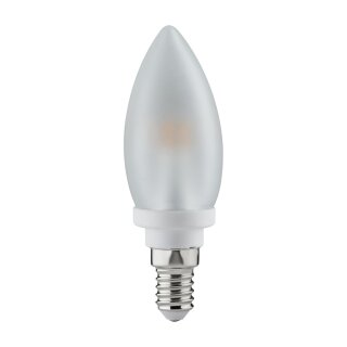 Paulmann LED Leuchtmittel Kerze 4W fast 40W E14 matt Satin warmweiß 2700K 360°