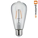 6 x Paulmann LED Vintage Rustika Filament Edison ST64 2,5W E27 extra warmweiß 1800K Goldlicht