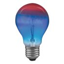 10 x Paulmann Glühbirne 25W E27 Multicolor Blau Rot gestreift