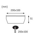 Paulmann Bodeneinbauleuchten-Set Solar Box LED Edelstahl 1er Set