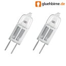 10 x Osram Halogen Stiftsockellampe 20W G4 klar 12V 300lm...