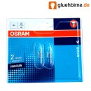 10 x Osram Halogen Stiftsockellampe 20W G4 klar 12V 300lm Halostar dimmbar warm 2000h