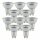 10 x LED Premium Glas Reflektor Leuchtmittel GU10 7W 650lm warmweiß 2700K flood 38°