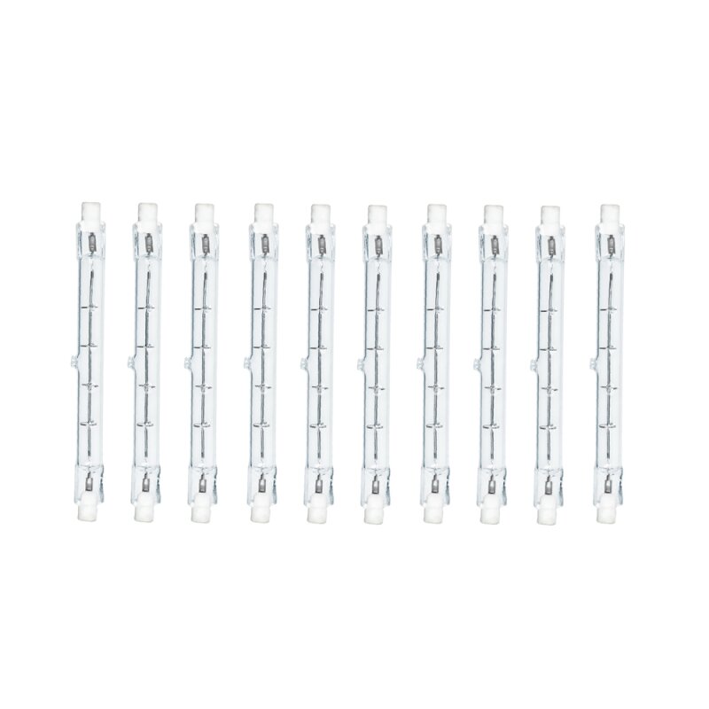 10 Stück Halogenstab Halogen Leuchtmittel R7s 500W 500 Watt 230V 118 mm 10 Stück Halogenstab Halogen Leuchtmittel R7s 500W 500 Watt 230V 118 mm