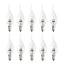 10 x Windstoß Kerze Eco Halogen Glühbirne 28W...