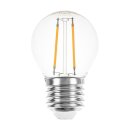 LED Filament Tropfen 1W = 10W E27 klar extra warmweiß 2200K