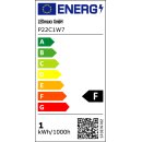 10 x LED Filament Tropfen 1W = 10W E27 klar extra warmweiß 2200K