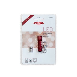 LED Schlüsselleuchte Mini Taschenlampe 3 LEDs inkl. Batterien