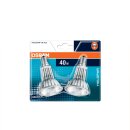 2 x Osram Halogen Reflektor 40W E14 Halopar 16 Alu 64822 FL 35°