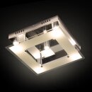 LED Deckenleuchte Tween Light Nola eckig 15W Glas warmweiß modern