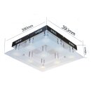 LED Deckenleuchte Tween Light Nola eckig 15W Glas warmweiß modern