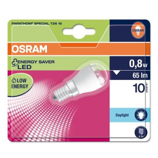 OSRAM PARATHOM SPECIAL T26 LED Lampe de Réfrigérateur 1,4W/855 E14