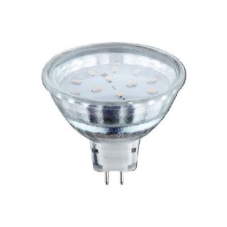 LED Lampe Leuchtmittel MR16 1,5W GU5,3 12V 130lm warmweiß 3000K 110°