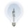 LAES Eco Halogen Glühbirne Globe G125 18W fast wie 25W E27 klar Glühlampe 18 Watt dimmbar