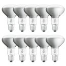 10 x Osram Eco Halogen Reflektor R80 57W = 75W E27 matt dimmbar warmweiß Blister