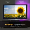 LED TV Hintergrundbeleuchtung RGB 4 x 50cm USB LED Strip Set 5050 mit Fernbedienung