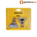 10 x Neolux Halogenlampe Reflektor 35W GU10 Halopar 16 Alu 230V 64820 FL flood 35°