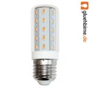 6 x LED Leuchtmittel T30 Röhre 4W E27 Corn 3000K...