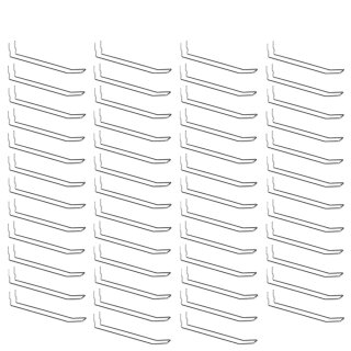 50 x Lochwandhaken Doppelhaken Lochblechhaken Schlaufenhaken 400mm lang