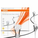 Osram Lightify LED Gartenleuchte Gartenspots Warmweiß GardenSpot Mini 9 Spots 5m dimmbar kompatibel mit Alexa