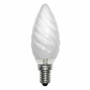 Glühbirne Kerze 40W E14 opal gedreht Glühlampe 40 Watt...