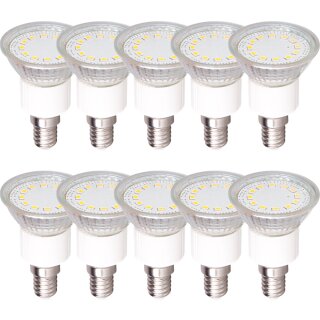 10 x LED Leuchtmittel Reflektor PAR16 3W E14 230lm...