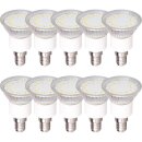 10 x LED Leuchtmittel Reflektor PAR16 3W E14 230lm kaltweiß Tageslicht 6000K maxi flood 110°