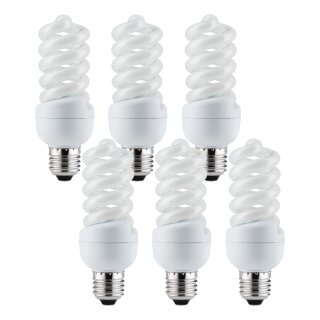 6 x Paulmann ESL Energiesparlampe Spirale 20W E27...