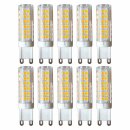 10 x LED Porzellan Stiftsockel Leuchtmittel 4,5W = 40W G9...