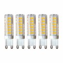 10 x LED Porzellan Stiftsockel Leuchtmittel 4,5W = 40W G9 430lm Warmweiß 3000K