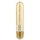 LED Filament Röhre T30x184mm 2W ~ 25W E27 klar Gold Retro Shine warmweiß 2700K