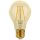 LED Filament Birnenform A60 2W = 25W E27 klar Gold Retro Shine warmweiß 2700K