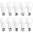 10 x LED Leuchtmittel Birnenform A60 12W = 75W E27 opal...