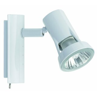 Paulmann Wandleuchten Spotlights Teja Balken Weiß 1 x 50W GU10 230V Halogen geeignet für LED