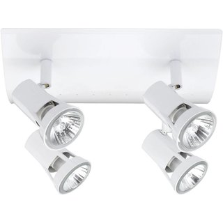 Paulmann Wand- & Deckenleuchte Spotlights Teja Weiß 4 x 50W GU10 230V Halogen geeignet für LED