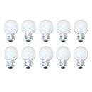 10 x Leuci Glühbirne Tropfen 60W E27 Opal Glühlampe Kugellampe Glühbirnen