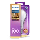Philips LED Leuchtmittel Birnenform A67 13,5W = 100W E27 matt warmweiß WarmGlow 2200K-2700K DIMMBAR