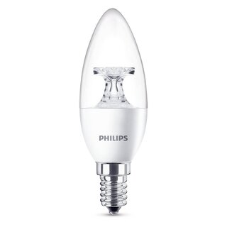 Philips LED Leuchtmittel Kerze 4W = 25W E14 klar warmweiß 2700K