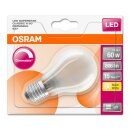 6 x Osram LED Leuchtmittel Birnenform Retrofit 8W = 60W E27 matt warmweiß 2700K DIMMBAR